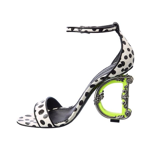 Dolce & Gabbana DG Snakeskin & Leather Sandal - Picture 2 of 6